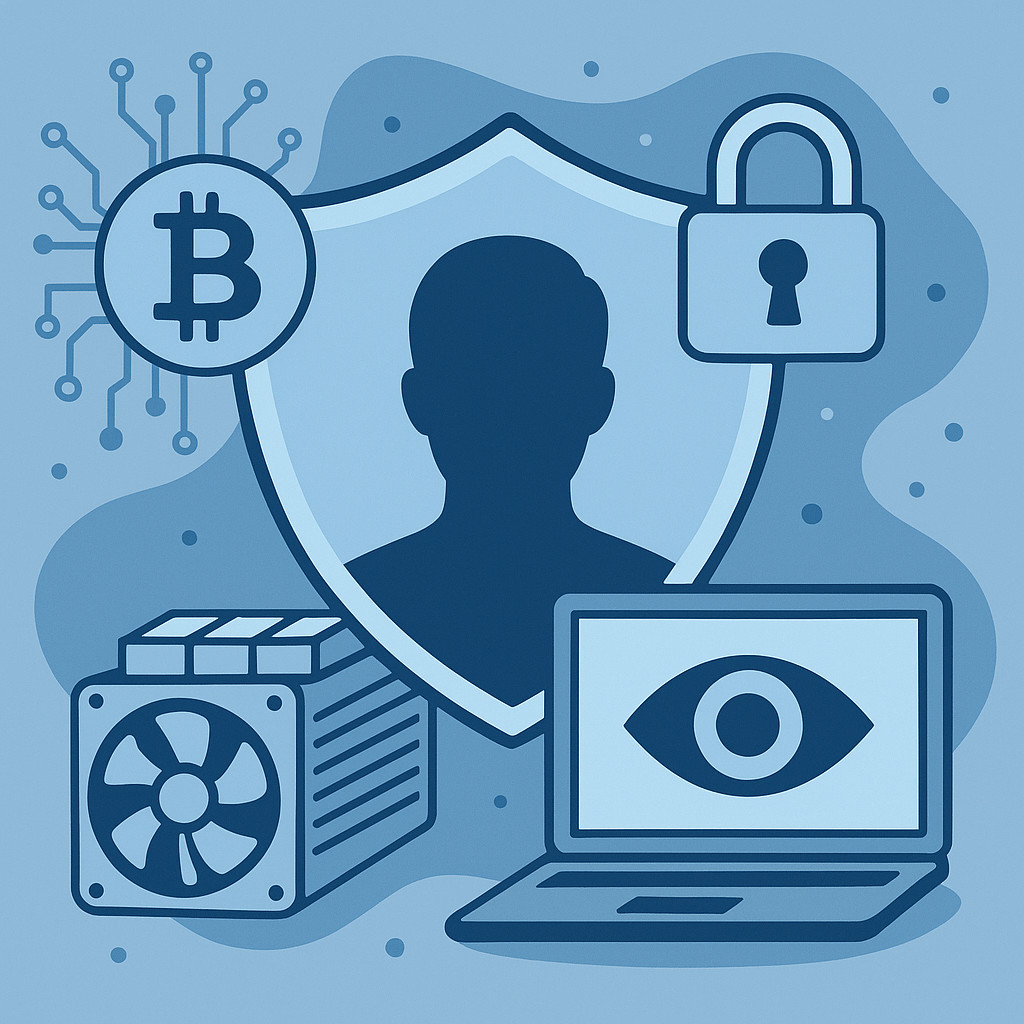 Illuminated digital shield protecting a crypto wallet address from phishing and data breach threats